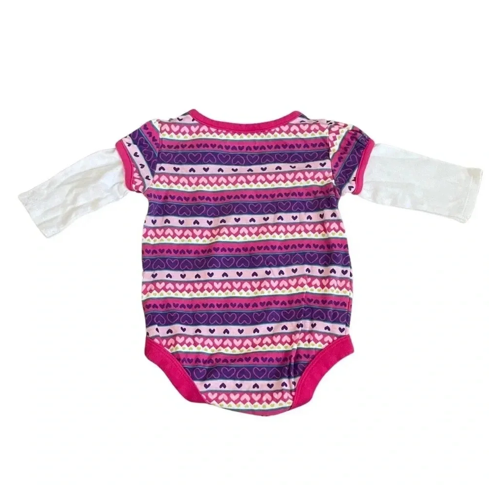 Baby Girls’ Bodysuits and Shorts Bundle, Size 0-3M 100% Cotton Set